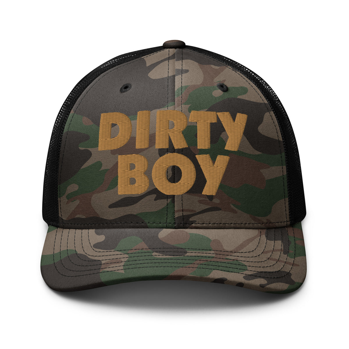 Talk Dirty to Me Martini Camouflage Trucker Hat Cap with Chain Dirty Martini Embroidered Hat – Polychrome Goods main image 4